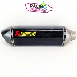 Silencieux Akrapovic 350mm carbone 60mm ligne complète GSXR