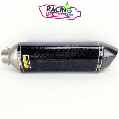 Silencieux Akrapovic 350mm carbone 60mm ligne complète racing GSXR