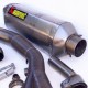 Pot akrapovic titane embout carbone pour suzuki gsx-r 600-750 06-10