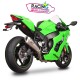 Demi-ligne spark titane | force | Fighter | Konix Kawasaki ZX10r 2021-2023