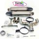 Silencieux d'échappement akrapovic titane Aprilia Shiver 750 2010-2016