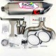 Silencieux d'échappement akrapovic titane Aprilia Shiver 750 2010-2016