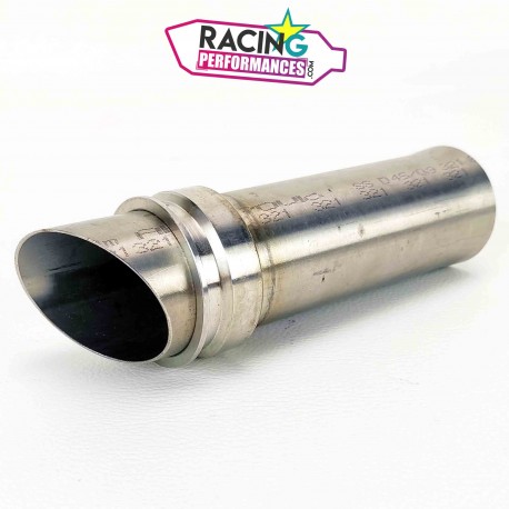 Db killer | Chicane | Sourdine Akrapovic ø53mm Droite-biseautée