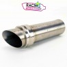 Db killer | Chicane Akrapovic ø53mm Droite-biseautée vis milieu gauche