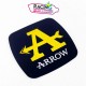 Stickers arrow jaune noir 3885026