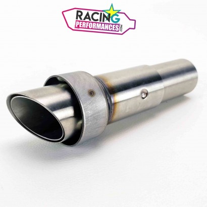 Db killer | Chicane | Sourdine Akrapovic ø58mm droite biseautée