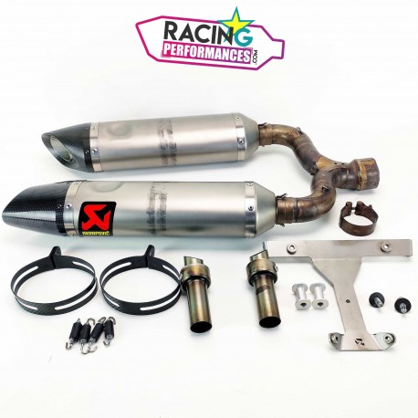 Silencieux d'échappement akrapovic titane Aprilia Shiver 750 2010-2016