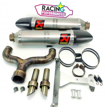 Silencieux d'échappement akrapovic titane Aprilia Shiver 750 2010-2016