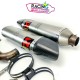 Silencieux d'échappement akrapovic titane Aprilia Shiver 750 2010-2016