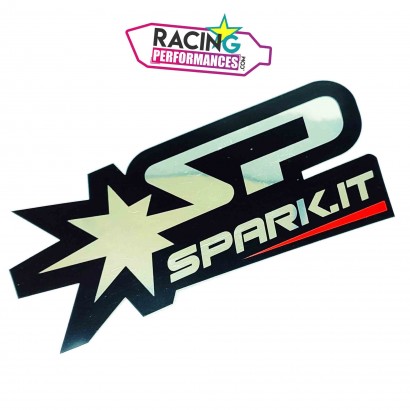 Stickers silencieux d'échappement Spark blanc