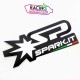 Stickers spark vert blanc rouge vinyle non résistant thermique