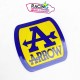Stickers arrow jaune noir 3885026