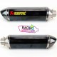 Silencieux carbone akrapovic pour ligne Kawasaki ZX6R 2019-2021