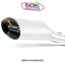 Embout akrapovic carbone sous selle ZX6R 2005-2006 V-EC17