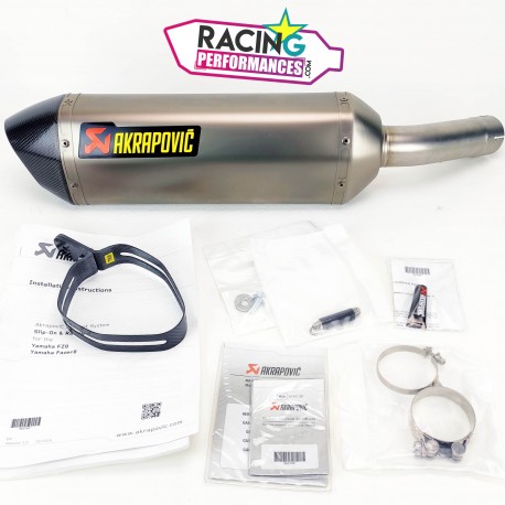 Silencieux d'échappement Akrapovic Slip-on Titane neuf Yamaha FZ8 2010-2015