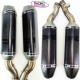 Demi-ligne akrapovic carbone kawasaki Z1000 & Z1000SX 2010-2020