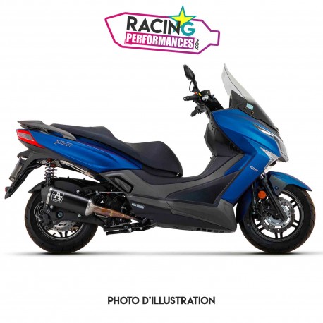 Échappement Sportif Aftermarket Pour Kymco X-Town 300 - Acier Inoxydable Noir - Diamètre 38-51mm - Neuf