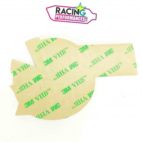Autocollant Leovince Carbone - Dimensions 90 X 30 Mm, Décoration Moto, Scooter, Casque