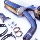 Demi-ligne complète akrapovic carbone slip-on Yamaha r1 yzf 09-14