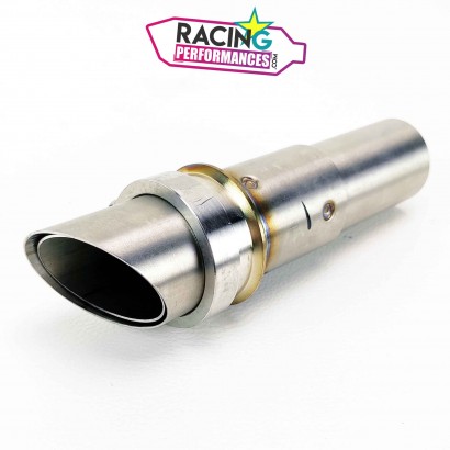 Db killer | Chicane Akrapovic &oslash;53mm Droite-biseaut&eacute;e vis haut gauche