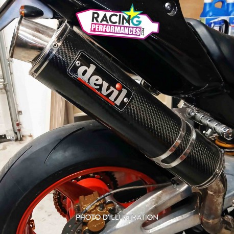 2 Silencieux Moto DB Killer Baceyong 48mm - Réducteur Bruit Échappement Noir