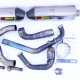 Tubulure, chicanes et colliers de fixation pour ligne akrapovic ktm 950-990