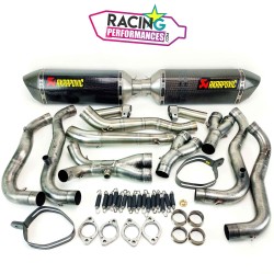 Ligne complète akrapovic double sortie suzuki gsxr 1000 2009-2016