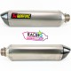Ligne complète racing akrapovic kawasaki ZX6R 636 ninja 2009-2025