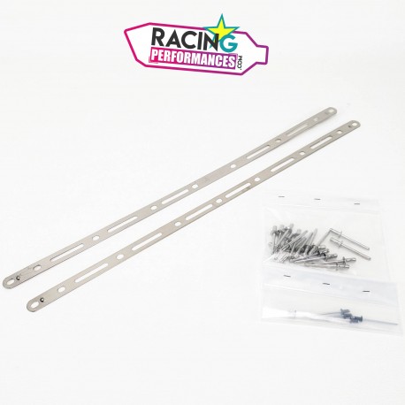 Kit cerclage leovince | Bandes à riveter silencieux d'échappement Underbody