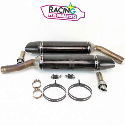 Silencieux d'échappement akrapovic carbone yamaha yzf R1 2007-2008