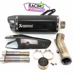 Silencieux Akrapovic Slip-on Titane Noir Kawasaki Z 1000 H2 2020-2024