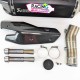 Silencieux Akrapovic Slip-on Titane Noir Kawasaki Z 1000 H2 2020-2024