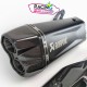 Silencieux Akrapovic Slip-on Titane Noir Kawasaki Z 1000 H2 2020-2024