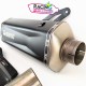 Silencieux Akrapovic Slip-on Titane Noir Kawasaki Z 1000 H2 2020-2024