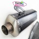 Silencieux Akrapovic Slip-on Titane Noir Kawasaki Z 1000 H2 2020-2024