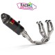 Ligne akrapovic inox kawasaki zx6r 2009-2020