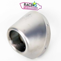 Coupelle Inox Leovince SBK Silencieux Factory Ovale Sortie latérale