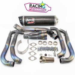 Ligne complète devil racing titane Kawasaki zx10r ninja 2011-2020