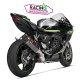 Ligne akrapovic inox kawasaki zx6r 2009-2020