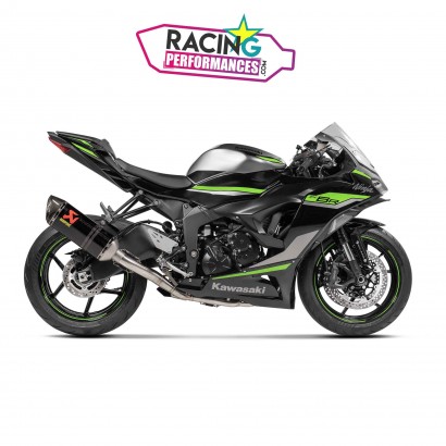Ligne akrapovic inox kawasaki zx6r 2009-2020