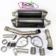Silencieux d'échappement akrapovic carbone Kawasaki Z1000 2007-2009