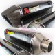 Silencieux d'échappement akrapovic carbone Kawasaki Z1000 2007-2009