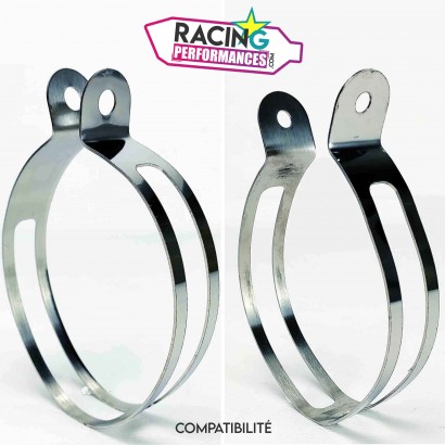 Bande caoutchouc collier inox silencieux Arrow Race Tech | Street Thunder