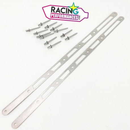 Kit 2 bandes à riveter Silencieux d'échappement Spark Force EVO + rivets inox