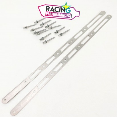 Kit 2 bandes à riveter Silencieux d'échappement Spark Force EVO + rivets inox