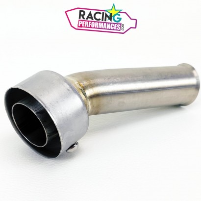 Chicane akrapovic 5,3cm neuf ronde coudée pour silencieux akra
