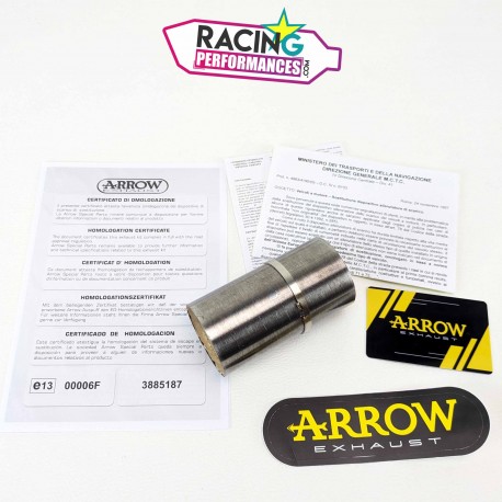 Catalyseur Arrow ø54mm Homologation | Contrôle Technique Moto