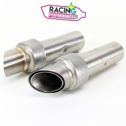 Db killer | Chicane Akrapovic &oslash;48mm droites biseaut&eacute;es Aprilia 900 Shiver 2017-2020