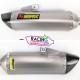 Ligne complète Akrapovic Yamaha R125 | MT-125 2014-2018