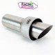 Db killer | Chicane Akrapovic ø53mm Droite-biseautée vis haut gauche